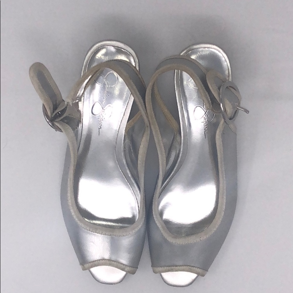 Jessica Simpson Platform wedge peeptoe for girls.